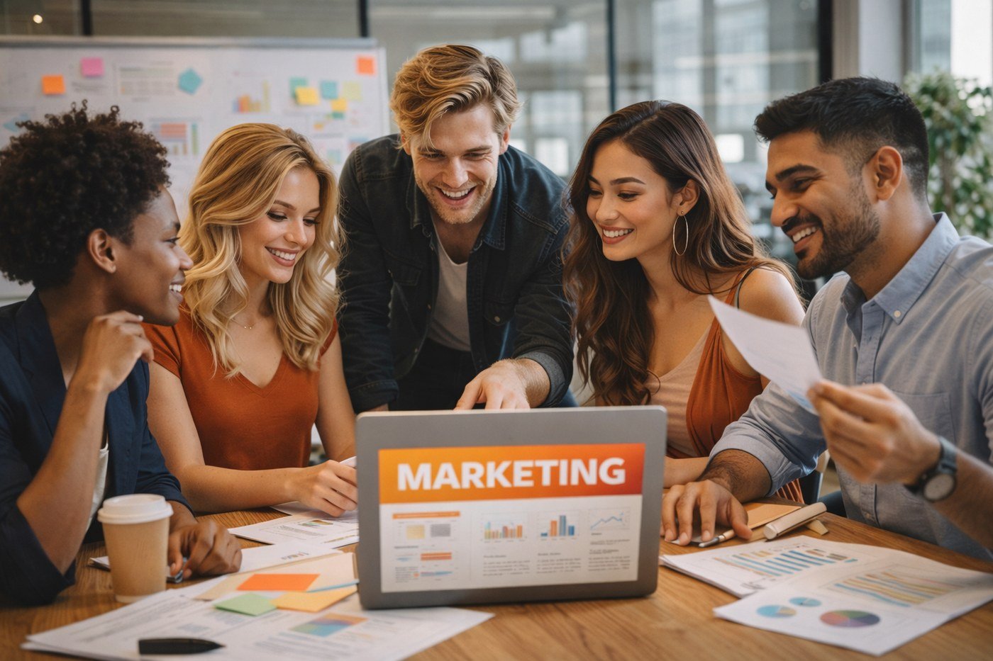 Marketing team planning a campaign