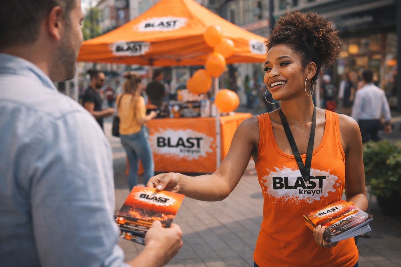 On-site promotional activation